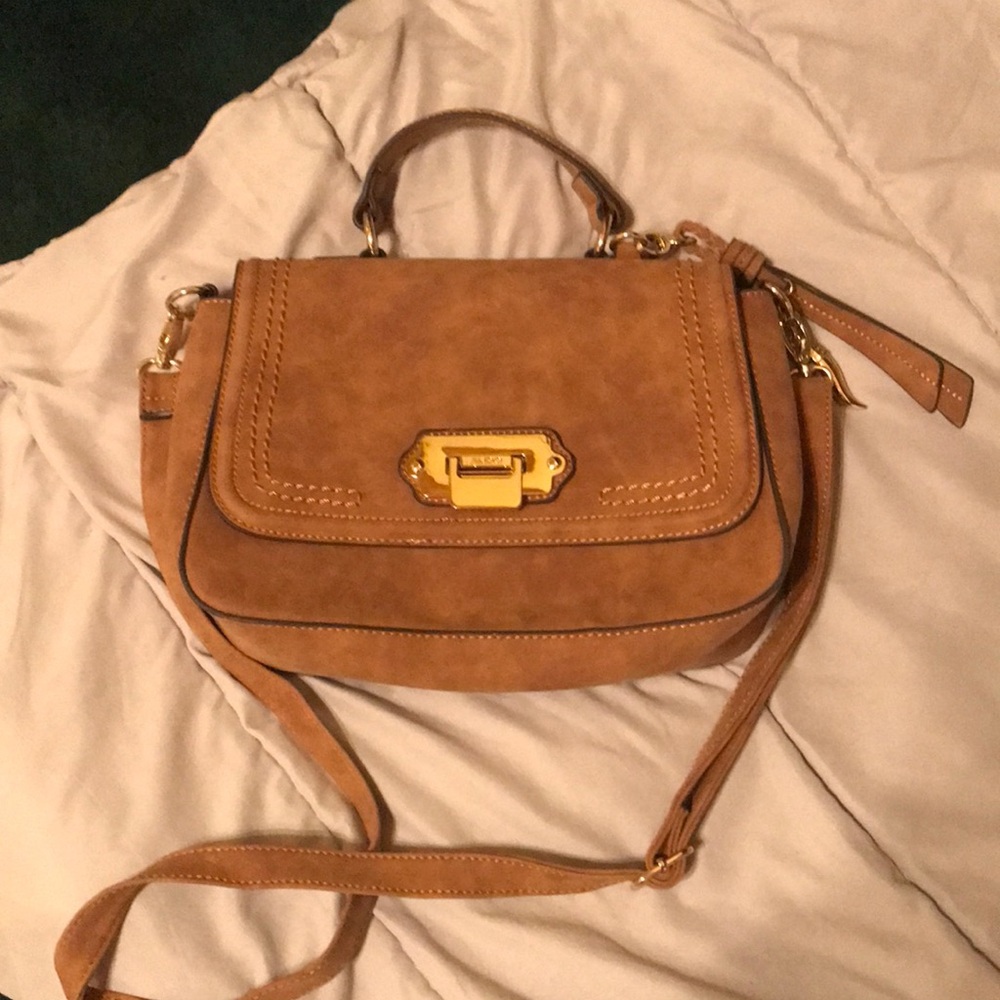 ALDO camel Suede crossbody